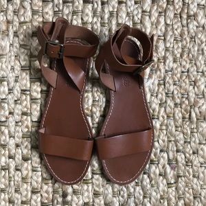 MADEWELL Boardwalk ankle strap sandals